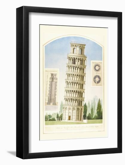 Torre di Pisa-Libero Patrignani-Framed Art Print