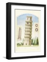 Torre di Pisa-Libero Patrignani-Framed Art Print