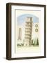 Torre di Pisa-Libero Patrignani-Framed Art Print