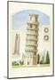 Torre di Pisa-Libero Patrignani-Mounted Art Print