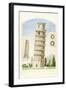 Torre di Pisa-Libero Patrignani-Framed Art Print