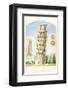 Torre di Pisa-Libero Patrignani-Framed Art Print