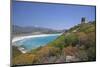 Torre di Porto Giunco Tower and Simius Beach near Villasimius, Sardinia, Italy-null-Mounted Art Print