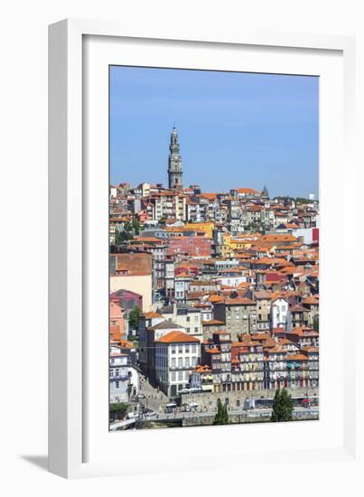 Torre Dos Clerigos, Old City, UNESCO World Heritage Site, Oporto, Portugal, Europe-G and M Therin-Weise-Framed Photographic Print
