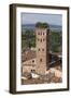 Torre Guinigi Topped by Holm Oak Tree, Lucca, Tuscany, Italy, Europe-Stuart Black-Framed Photographic Print