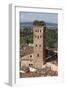 Torre Guinigi Topped by Holm Oak Tree, Lucca, Tuscany, Italy, Europe-Stuart Black-Framed Photographic Print