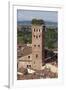 Torre Guinigi Topped by Holm Oak Tree, Lucca, Tuscany, Italy, Europe-Stuart Black-Framed Photographic Print