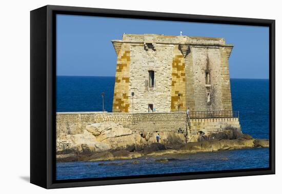 Torre (Tower) Di Ligny, Built 1671 as Fort, Now a Prehistory Museum-Rob Francis-Framed Stretched Canvas