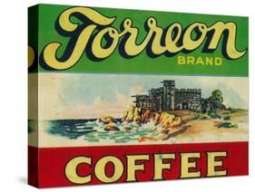 Torreon Coffee Label-Lantern Press-Stretched Canvas