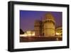 Torres De Serranos City Gate at Dusk, Valencia, Comunidad Valencia, Spain, Europe-Markus Lange-Framed Photographic Print