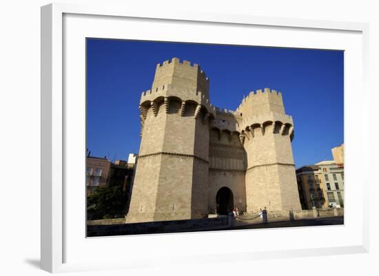 Torres De Serranos, Valencia, Spain, Europe-Neil Farrin-Framed Photographic Print