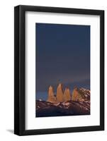 Torres del Paine Mountain Peaks, Patagonia, Magellanic Region, Chile-Pete Oxford-Framed Photographic Print