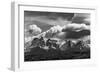 Torres Del Paine National Park, Cuernos and Clouds, Region 12, Chile, Patagonia-Howie Garber-Framed Photographic Print