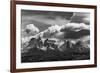 Torres Del Paine National Park, Cuernos and Clouds, Region 12, Chile, Patagonia-Howie Garber-Framed Photographic Print
