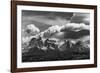 Torres Del Paine National Park, Cuernos and Clouds, Region 12, Chile, Patagonia-Howie Garber-Framed Photographic Print