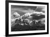 Torres Del Paine National Park, Cuernos and Clouds, Region 12, Chile, Patagonia-Howie Garber-Framed Photographic Print