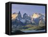 Torres Del Paine, Patagonia, Chile-Peter Adams-Framed Stretched Canvas