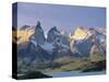 Torres Del Paine, Patagonia, Chile-Peter Adams-Stretched Canvas