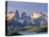 Torres Del Paine, Patagonia, Chile-Peter Adams-Stretched Canvas