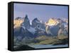 Torres Del Paine, Patagonia, Chile-Peter Adams-Framed Stretched Canvas