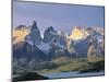 Torres Del Paine, Patagonia, Chile-Peter Adams-Mounted Photographic Print