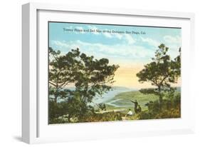 Torrey Pines, Del Mar, California-null-Framed Art Print