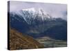 Torridon Village Beneath Liathach Mountain Range, Highland Region, Scotland, United Kingdom-Duncan Maxwell-Stretched Canvas