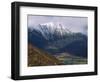 Torridon Village Beneath Liathach Mountain Range, Highland Region, Scotland, United Kingdom-Duncan Maxwell-Framed Photographic Print