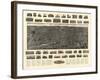 Torrington, Connecticut - Panoramic Map-Lantern Press-Framed Art Print