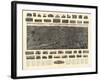 Torrington, Connecticut - Panoramic Map-Lantern Press-Framed Art Print