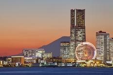 Yokohama City over the Mt. Fuji-Torsakarin-Photographic Print