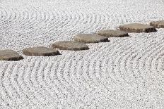 Zen Stone Path in a Japanese Garden-Torsakarin-Mounted Photographic Print