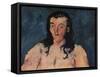 Torse au fond bleu-Chaim Soutine-Framed Stretched Canvas