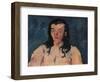 Torse au fond bleu-Chaim Soutine-Framed Giclee Print