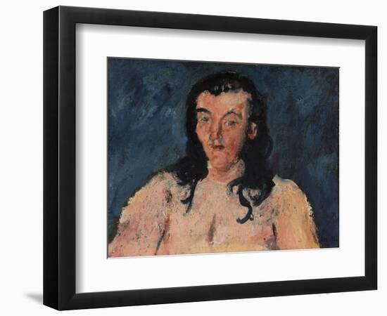 Torse au fond bleu-Chaim Soutine-Framed Giclee Print