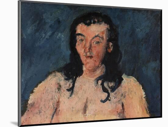 Torse au fond bleu-Chaim Soutine-Mounted Giclee Print