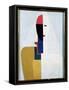 Torse De Femme (A Woman's Torso). Peinture De Kasimir Severinovich Malevitch (Malevich, Malevic) (1-Kazimir Severinovich Malevich-Framed Stretched Canvas