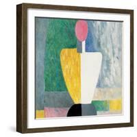 Torso (Figure with Pink Fac), 1928-1932-Kazimir Malevich-Framed Giclee Print