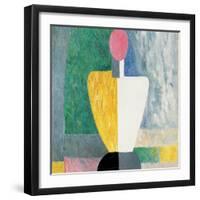 Torso (Figure with Pink Fac), 1928-1932-Kazimir Malevich-Framed Giclee Print