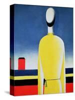 Torso in a Yellow Shirt, 1928-32-Kasimir Malevich-Stretched Canvas