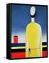 Torso in a Yellow Shirt, 1928-32-Kasimir Malevich-Framed Stretched Canvas