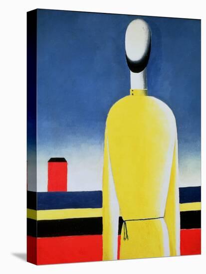 Torso in a Yellow Shirt, 1928-32-Kasimir Malevich-Stretched Canvas