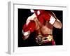 Torso of a Male Boxer Wearing Boxing Gloves and a Belt-null-Framed Photographic Print