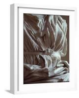 Torso of marble statue from the Capitoline Hill, Italy-Werner Forman-Framed Giclee Print