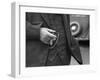 Torso of Police Chief Carl Pugh in Three-Piece Suit as He Holds Cigar, Hand and Watch Chain Visible-Carl Mydans-Framed Premium Photographic Print