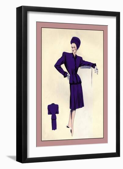 Torso Suit-null-Framed Art Print