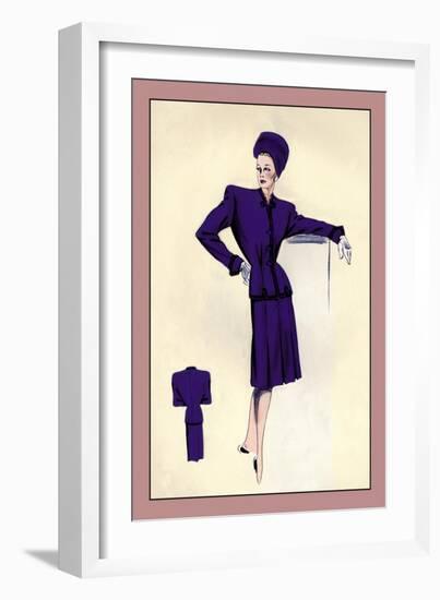 Torso Suit-null-Framed Art Print