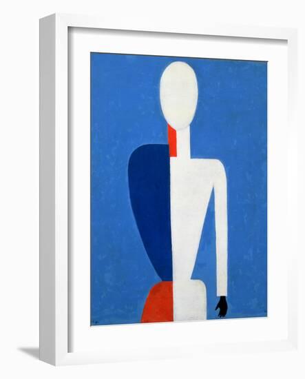 Torso, Transformation to a New Shape, 1928-32-Kasimir Malevich-Framed Premium Giclee Print