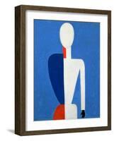 Torso, Transformation to a New Shape, 1928-32-Kasimir Malevich-Framed Giclee Print