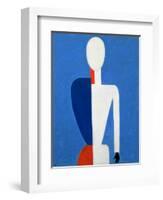 Torso, Transformation to a New Shape, 1928-32-Kasimir Malevich-Framed Giclee Print